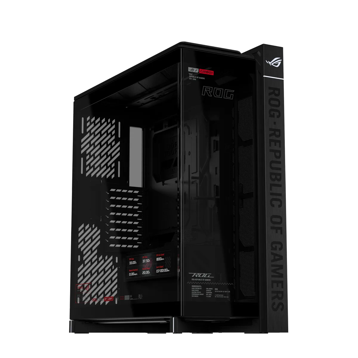 ASUS ASUS ROG CRONOX GR801 CURVE TG SCREEN BLACK PC Case — product photo