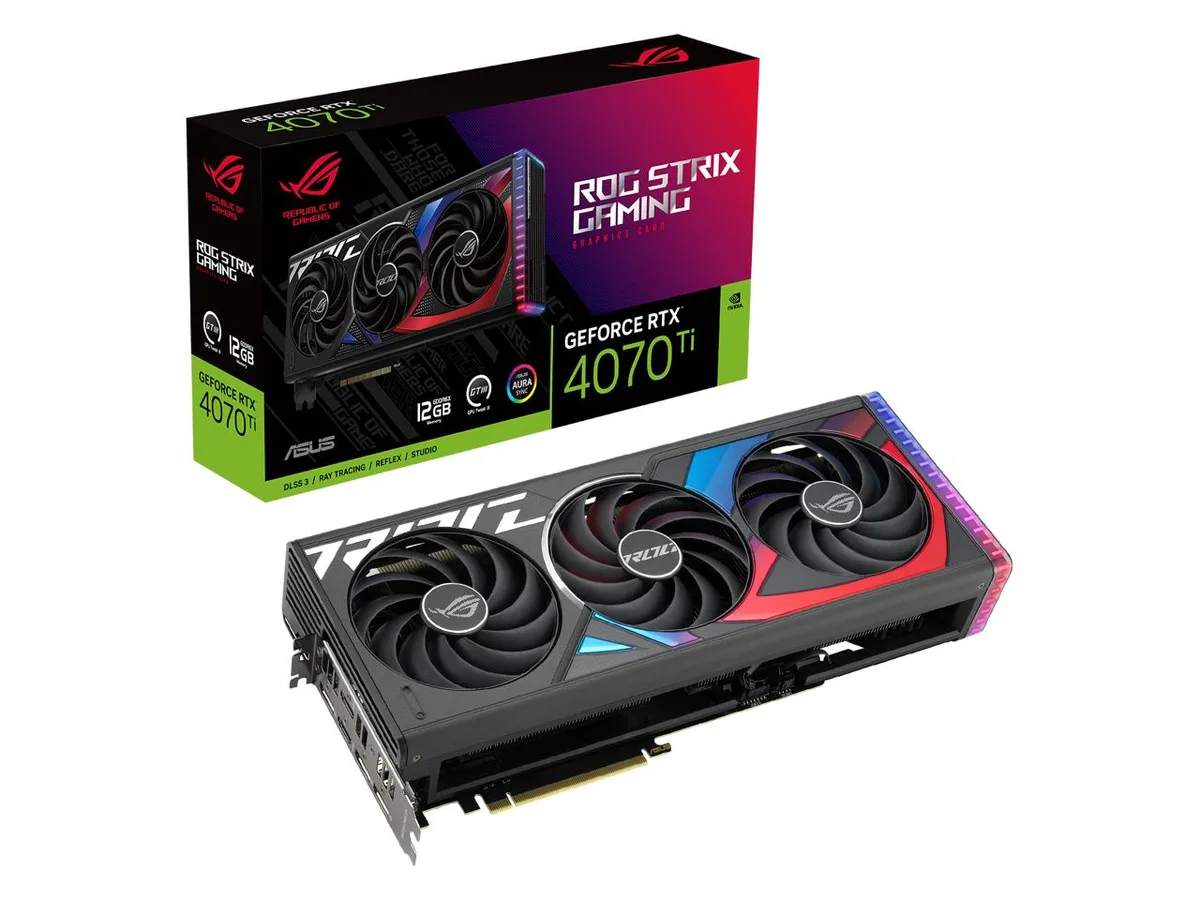 ASUS ASUS ROG Strix GeForce RTX 4070 Ti 12GB graphics card — 商品照片