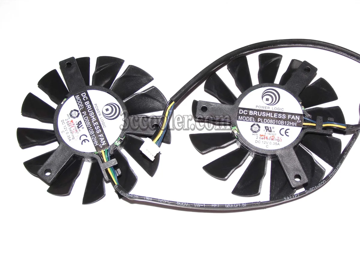 OEM Industries OEM Industries PLD08010B12HH 12V .35A 4 Pin GPU Fan — toote foto