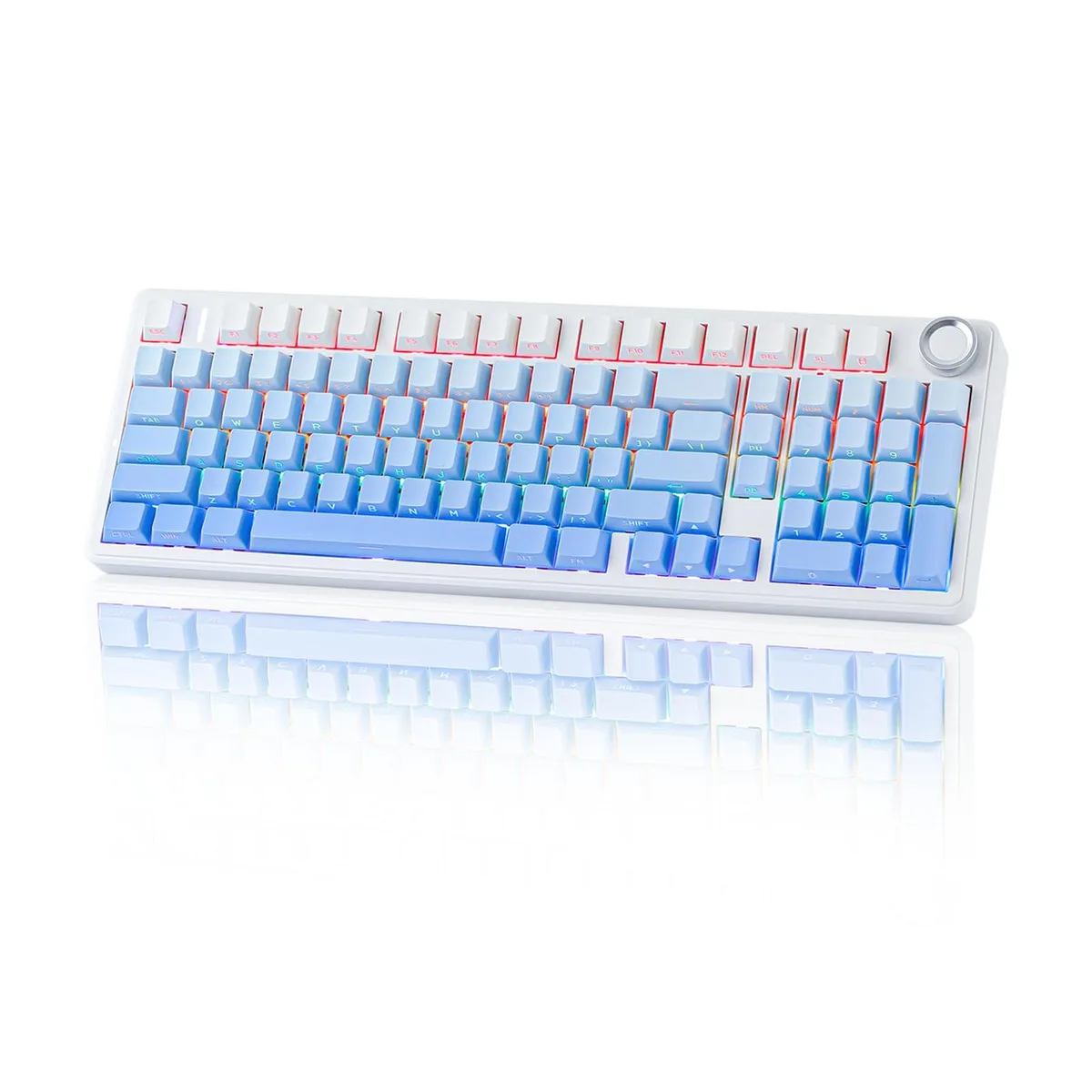 Epomaker Epomaker F99 PRO 96% Wireless Gaming Keyboard 99 Keys 8000mAh Blue Gradient — toote foto