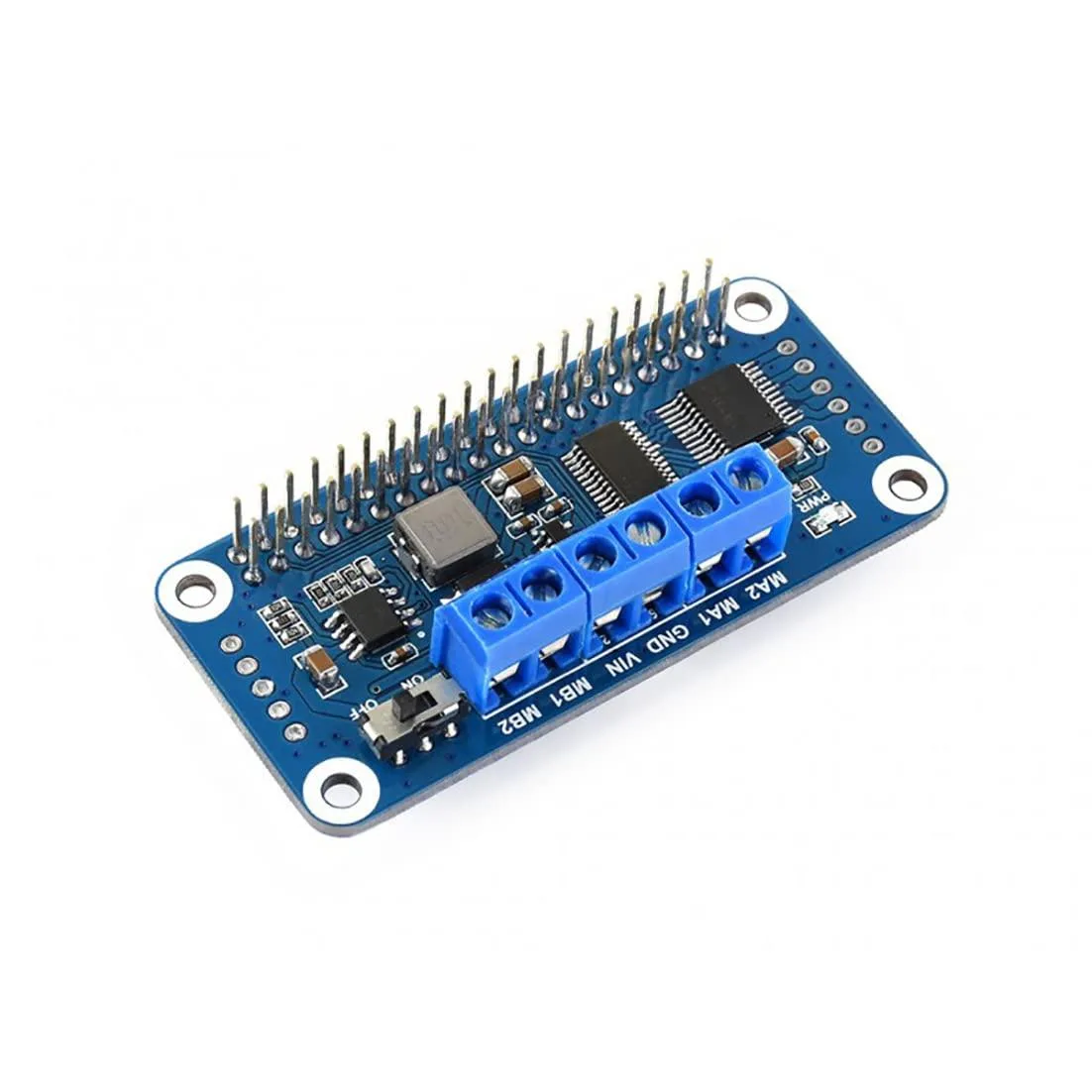 LORDWORLD LORDWORLD Motor Driver HAT TB6612FNG PCA9685 I2C Stackable 32 development board — 商品照片