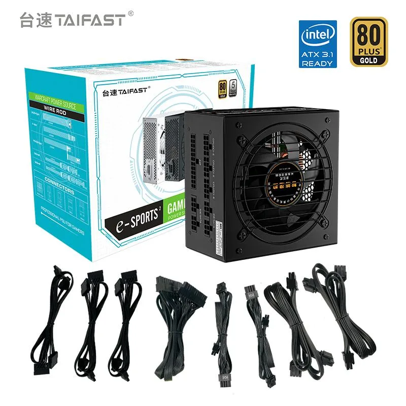 Taifast Taifast TI750FM 600 W ATX 12V v2.3 modular power supply — photo du produit