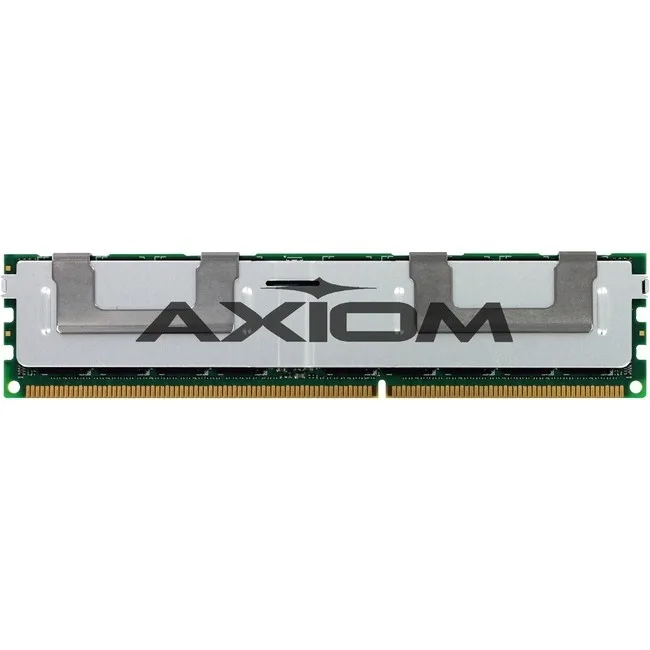 Green 240-pin DDR3 DIMM module with black chips and gold contacts