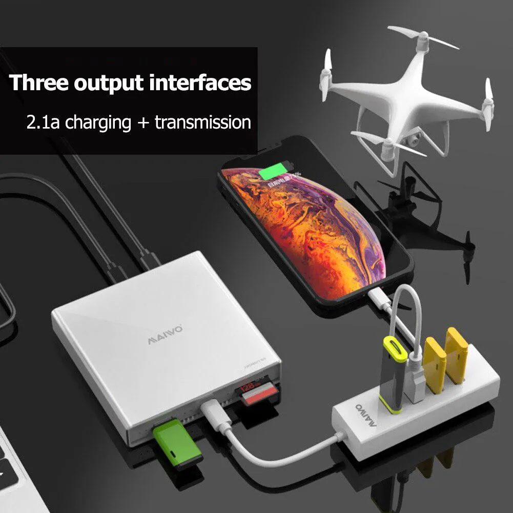 Hetai Tech Hetai Tech K2525 2.5" SATA Drive Enclosure with Card Reader — zdjęcie produktu