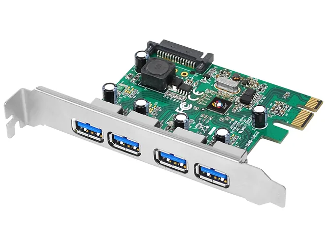 SIIG, Inc SIIG, Inc JU-P40412-S1 4-Port USB 3.0 PCIe expansion card — 商品照片