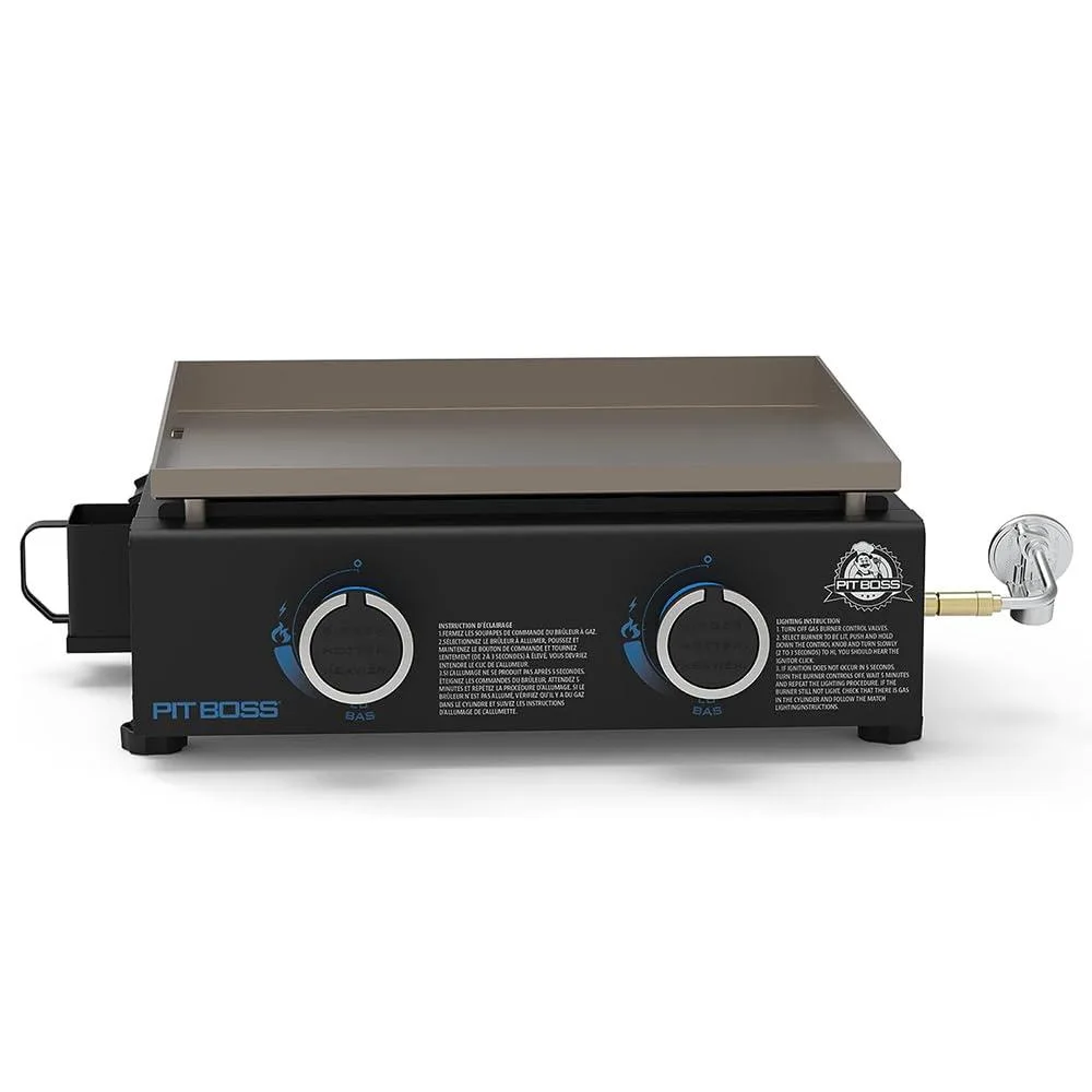  PIT BOSS 10960 2-Burner Portable Gas Griddle 265 sq in 18000 BTU Black — termékfotó