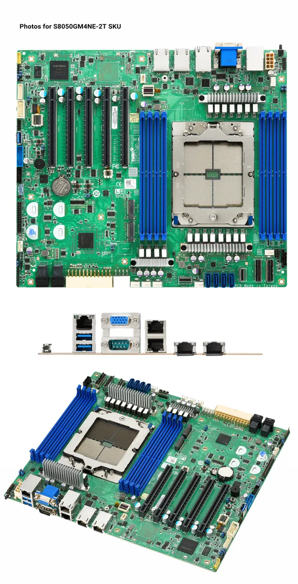 TYAN TYAN S8050GM2NE server motherboard SP5 EPYC 9004 DDR5 4800 8 DIMM CEB — product photo
