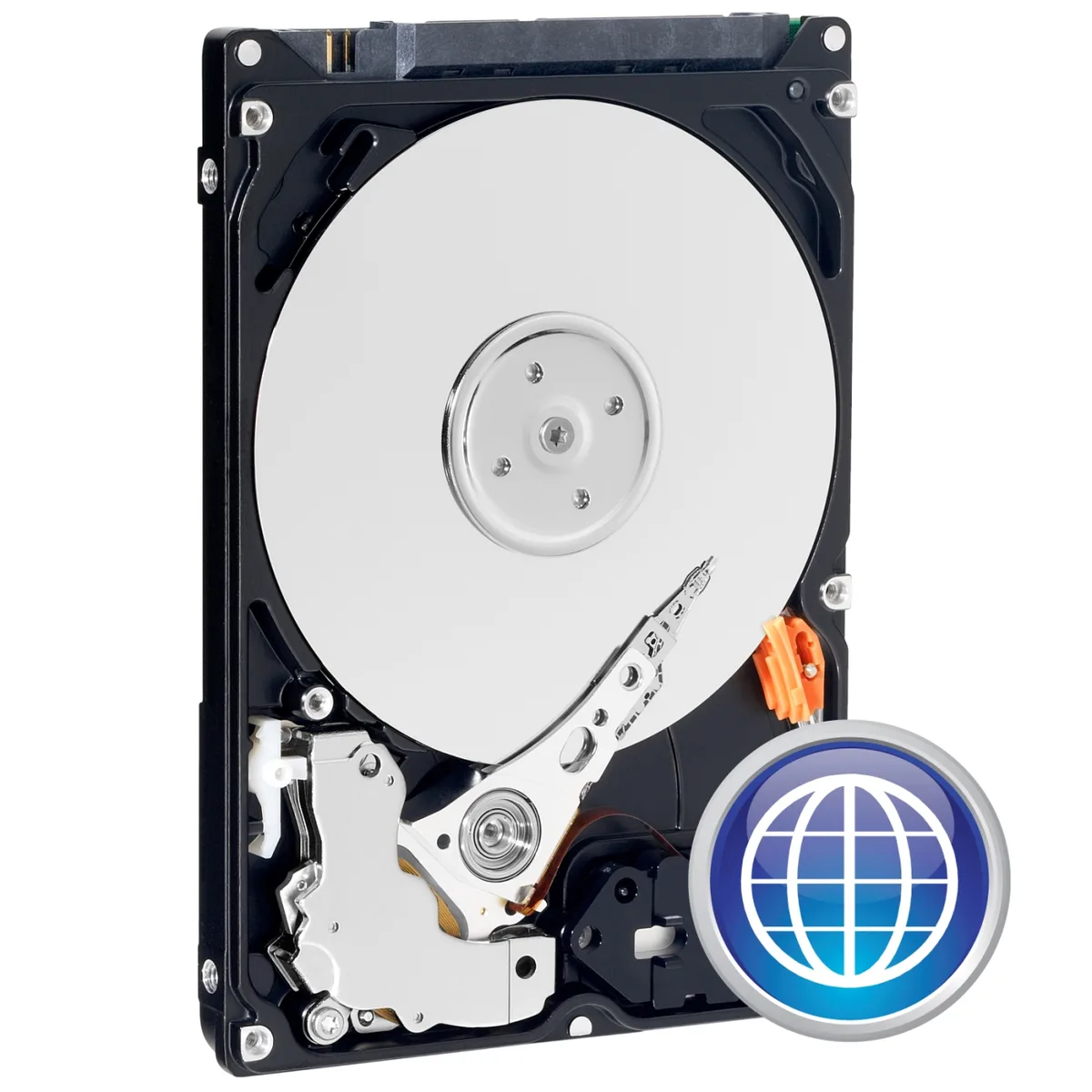 Western Digital Western Digital Scorpio Blue WD1200BEVE 120GB 5400 RPM 8MB Cache PATA 2.5" laptop hard drive — produkto nuotrauka