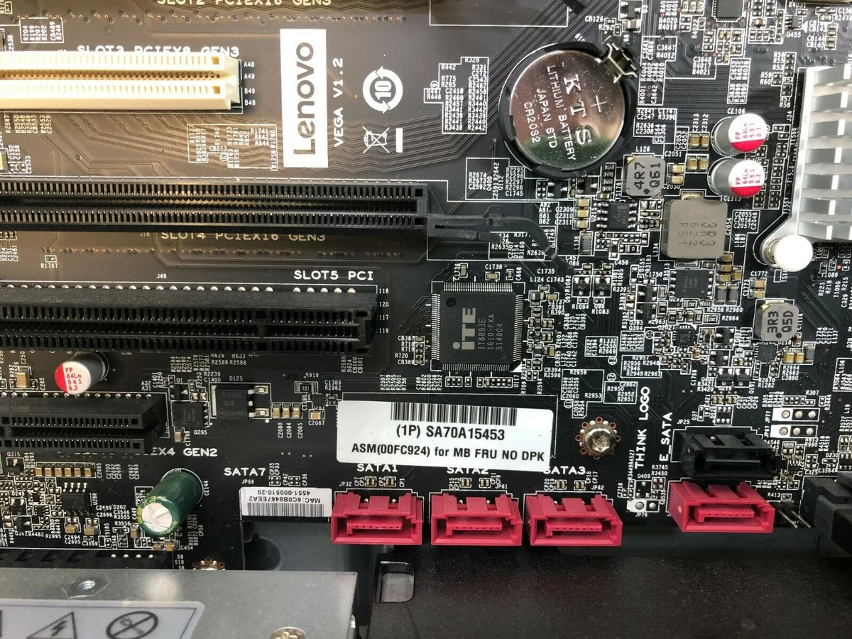 Lenovo ThinkStation P710 motherboard 00FC924 LGA 2011 socket green PCB
