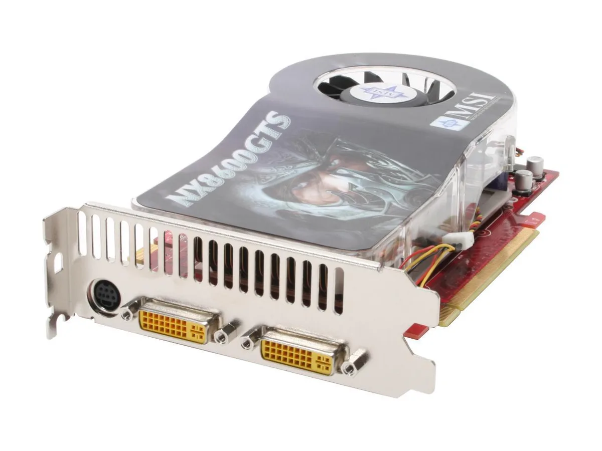 MSI MSI NX8600GTS-T2D256E-OC GeForce 8600 GTS graphics card — toote foto