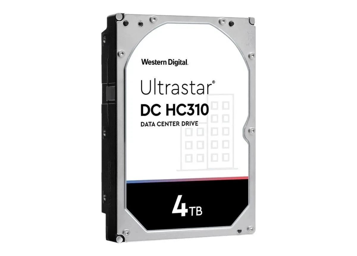 Silver 3.5 inch enterprise hard drive with HGST Ultrastar label