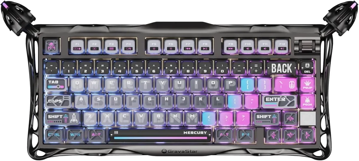 WISDUM WISDUM Mercury K1 Pro 75% Gaming Keyboard Cyberpunk Edition — product photo