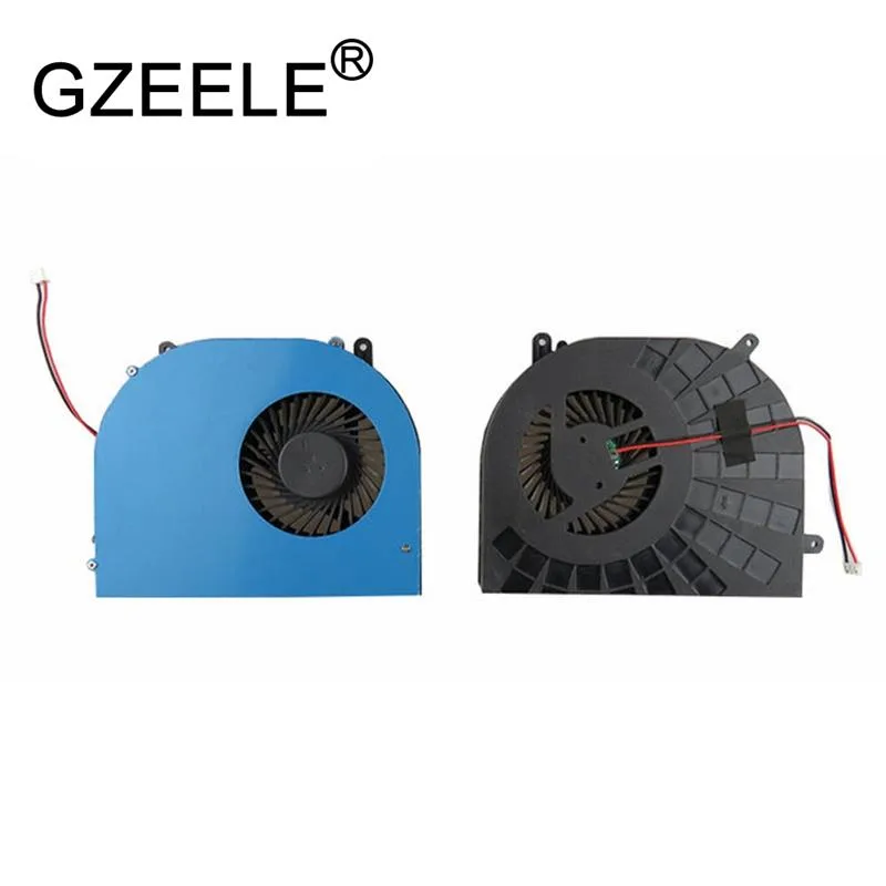 Laptop CPU cooling fan with copper heatsink and black plastic frame