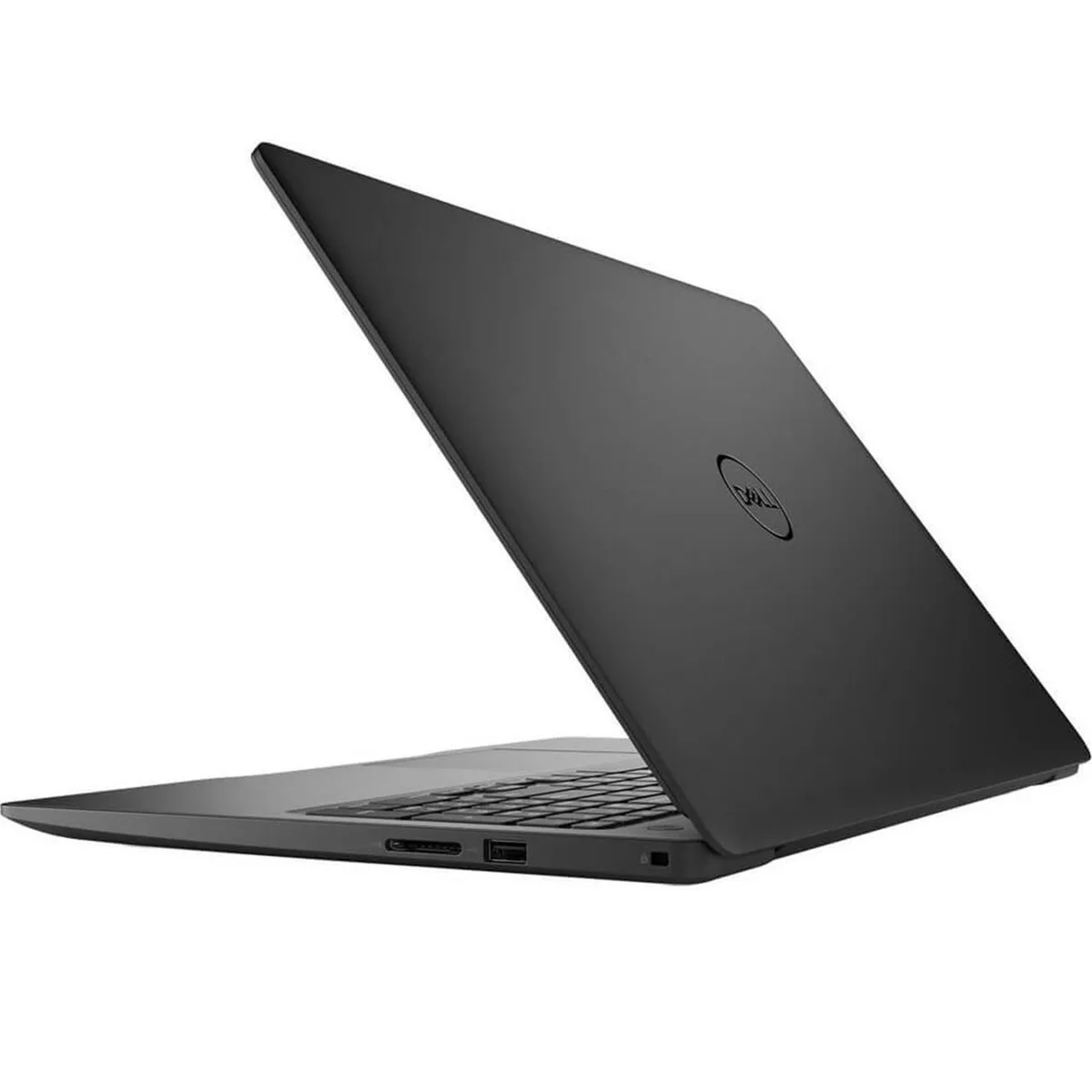 Black Dell Inspiron 5570 15.6 inch touchscreen laptop closed view