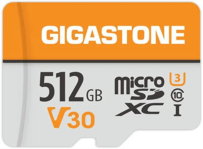 Gigastone Corporation Gigastone 512GB microSDXC 100/40 MB/s U3 V30 Class 10 — 商品写真
