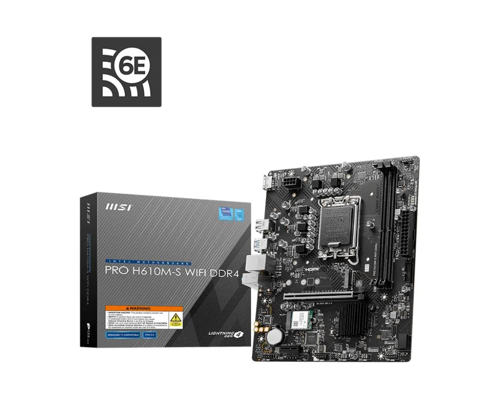 Green micro-ATX board with black slots, silver heatsinks and rear I/O shield