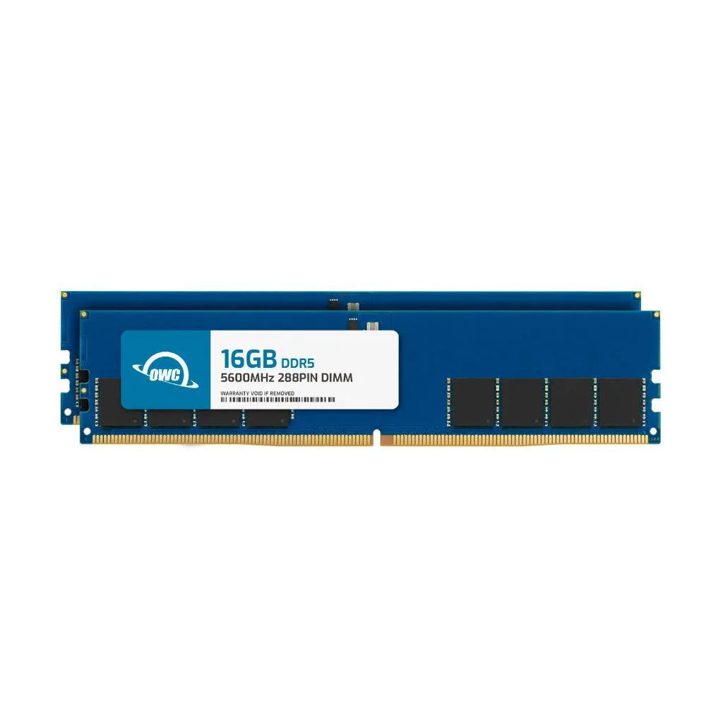 OWC OWC 32GB (2x16GB) DDR5 5600 CL46 1.1V UDIMM desktop RAM — product photo