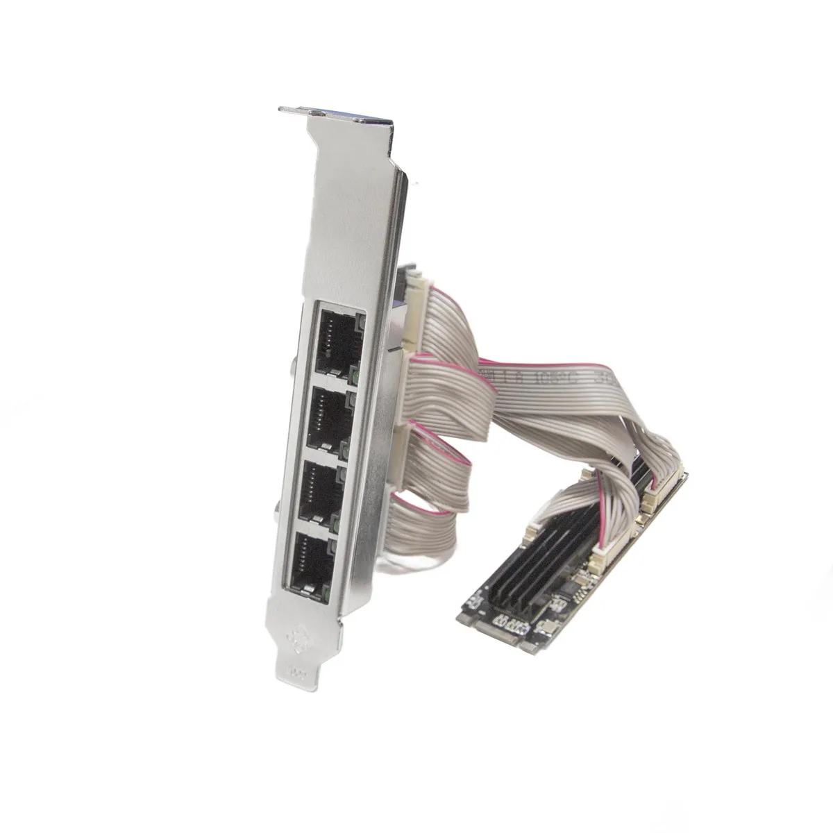 Vszerda Vszerda 4-Port Gigabit M.2 M+B Key Network Card SI-PEX24092 — 제품 사진