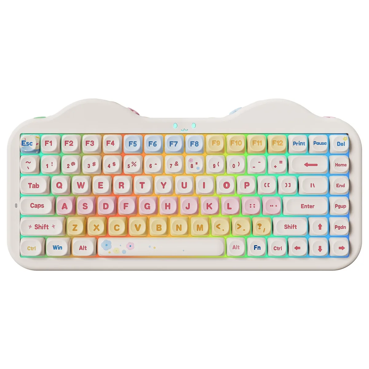 YUNZII YUNZII C75 75% Wireless Mechanical Keyboard Beige Candy Switch — product photo