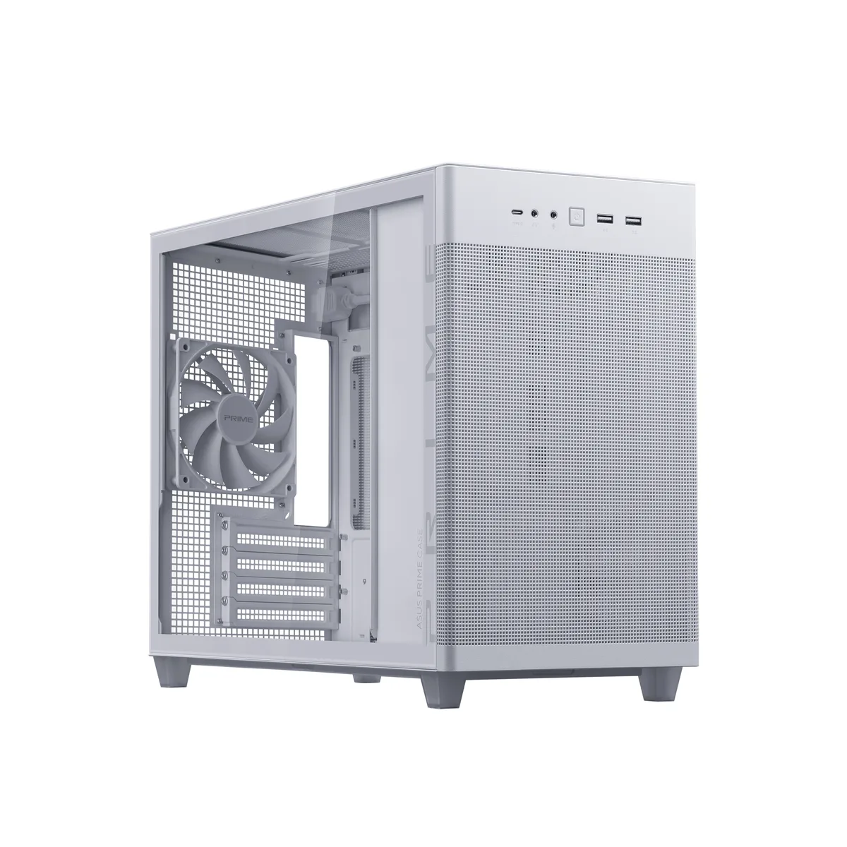 ASUS ASUS Prime AP201 ASUS PRIME CASE TG WHITE PC case — product photo