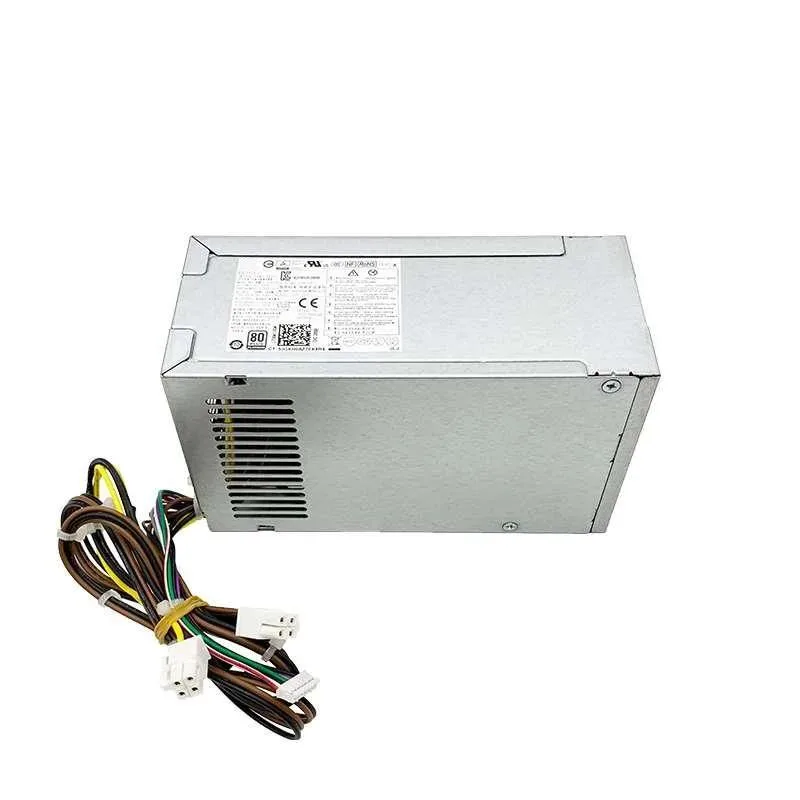 Silver ATX power supply unit with four-pin connector and 260W label
