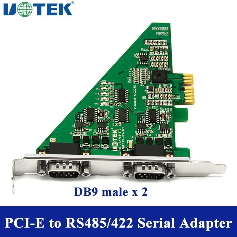 UOTEK UOTEK UT-792 PCIe 2-Port RS485/RS422 Serial Card — foto produk