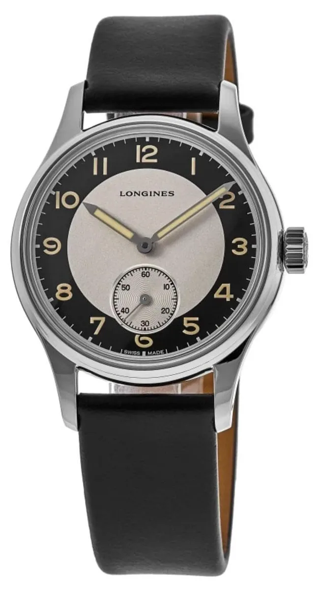 Longines Longines Heritage Classic Tuxedo Automatic Watch L2.330.4.93.0 38.5 mm — product photo