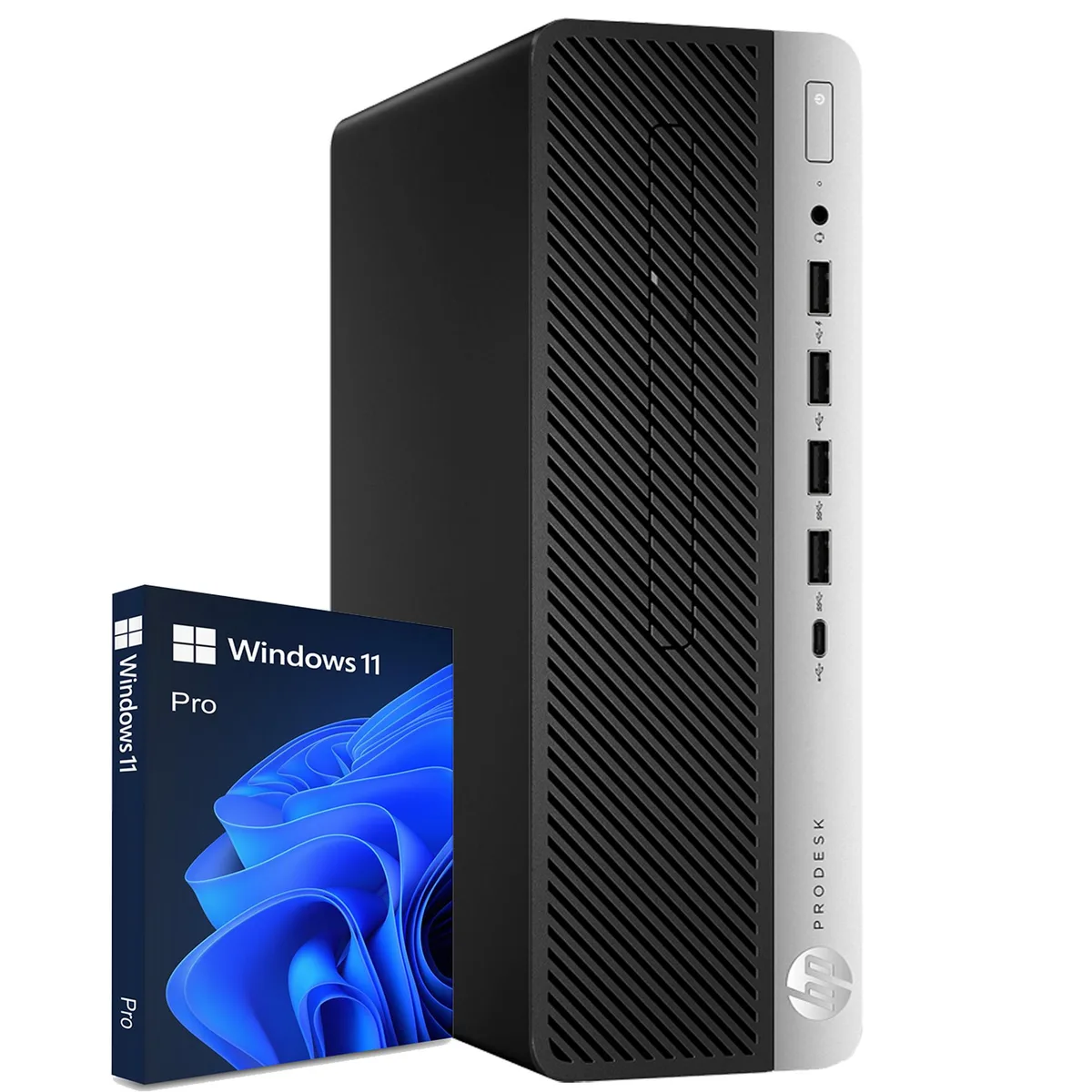 HP HP ProDesk 600 G4 SFF i5-8500 16GB 256GB SSD Windows 11 Pro desktop PC — product photo