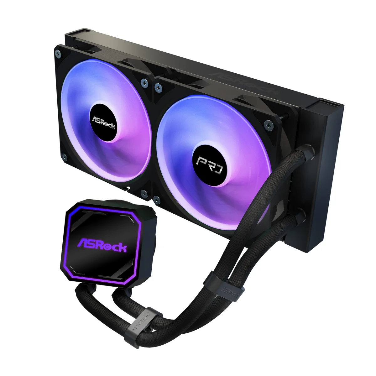 ASRock ASRock Pro 240 ARGB liquid cooler — product photo