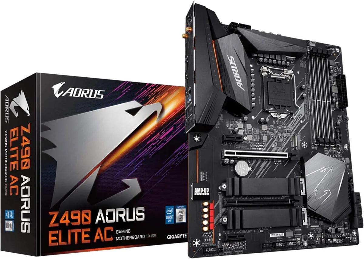 GIGABYTE GIGABYTE Z490 AORUS ELITE AC Intel motherboard — product photo