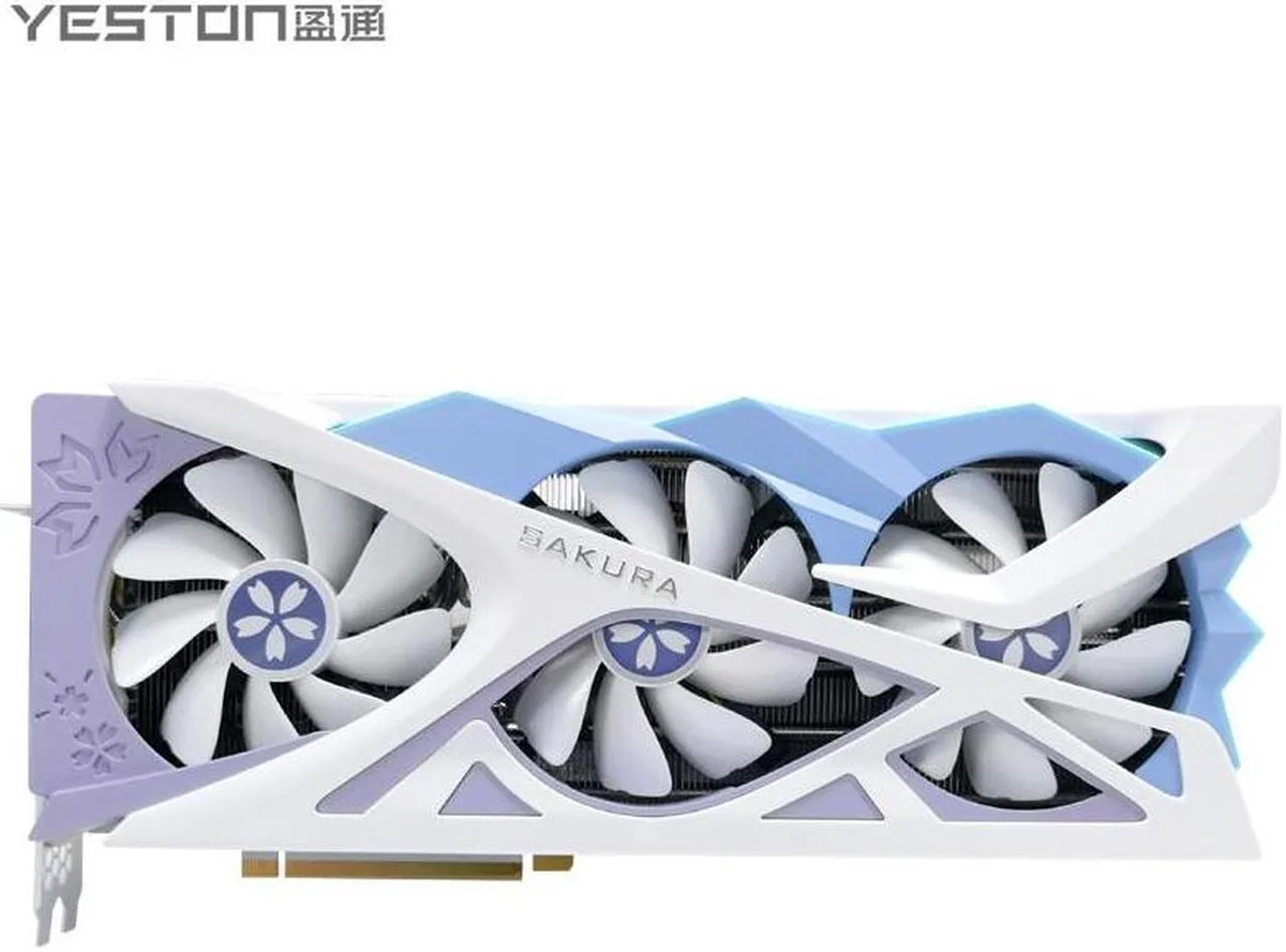YESTON YESTON RTX 4070 12GB GDDR6 3 Fans graphics card — product photo