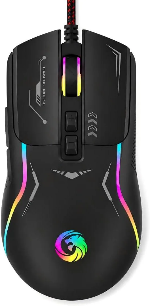 AUTYUE AUTYUE USB Wired Gaming Mouse 7200 DPI Black — fotografia produktu
