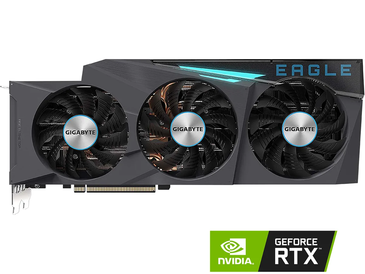 GIGABYTE GIGABYTE GeForce RTX 3080 EAGLE 12G GV-N3080EAGLE-12GD graphics card — fotografie produktu