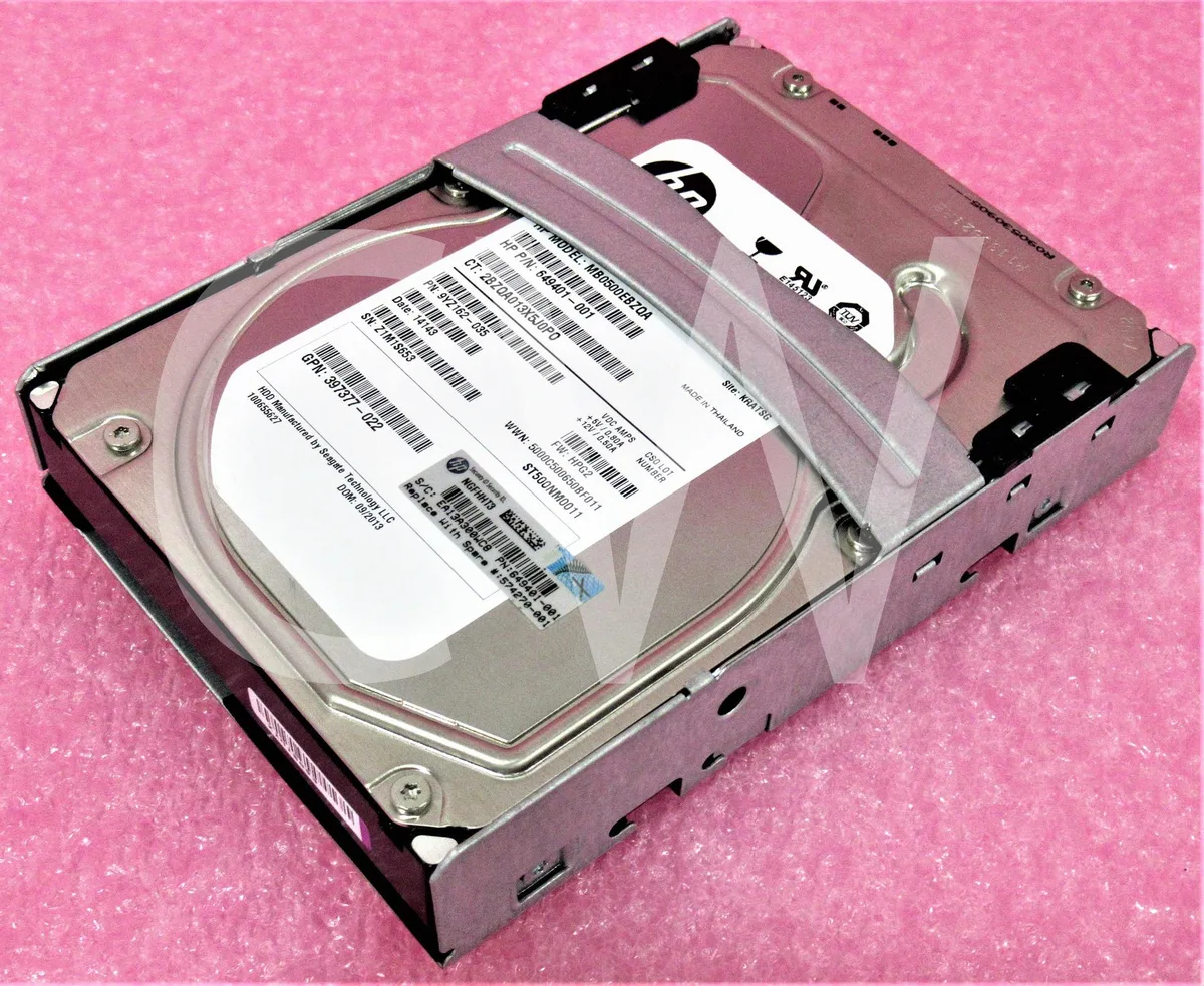 HP HP 500GB 7200RPM 3.5" SATA 3Gb/s internal hard drive — produktbild