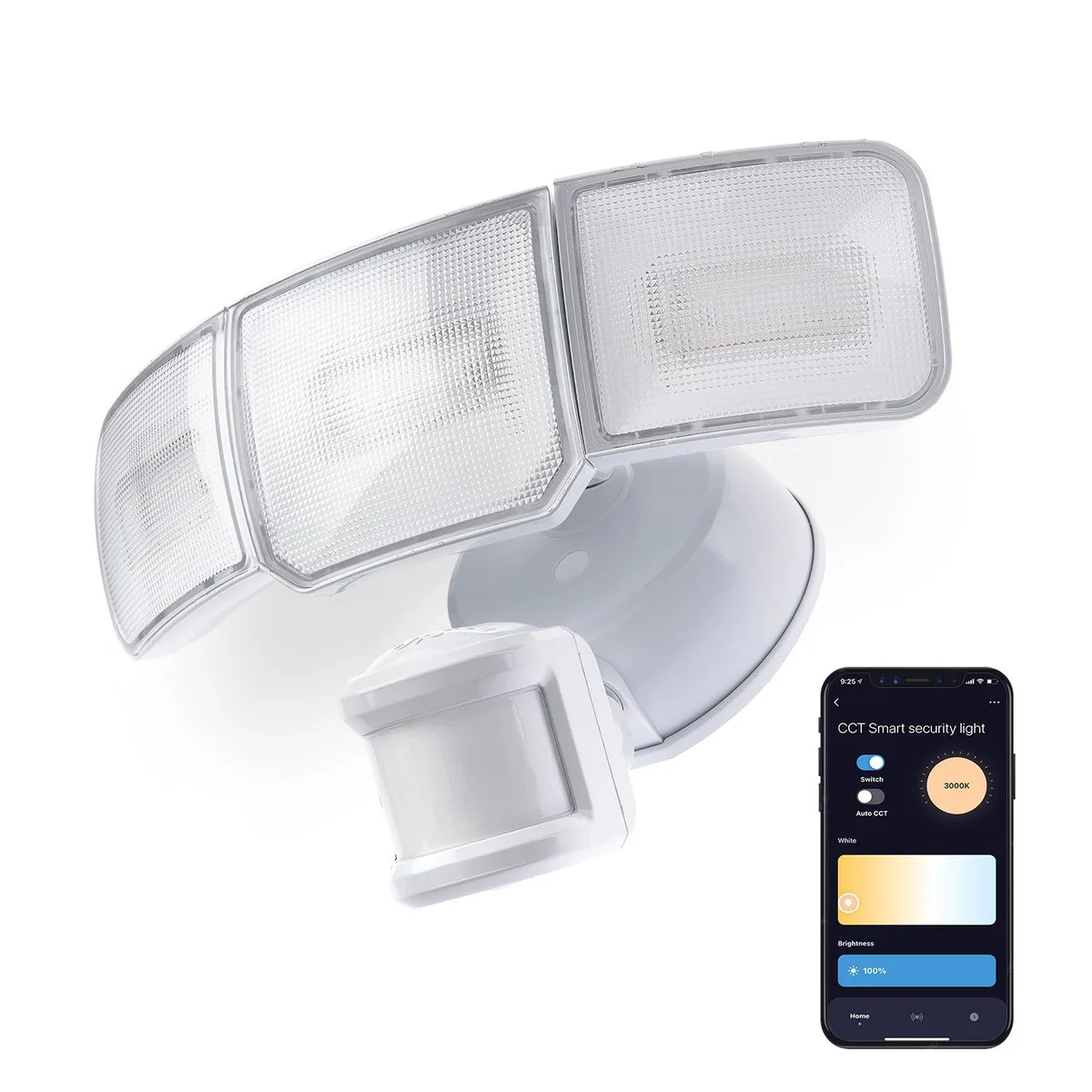 Home Zone Security Home Zone Security ES00931G Flood Light 3500LM 3000-5000K 70ft 240° — fotografia produktu