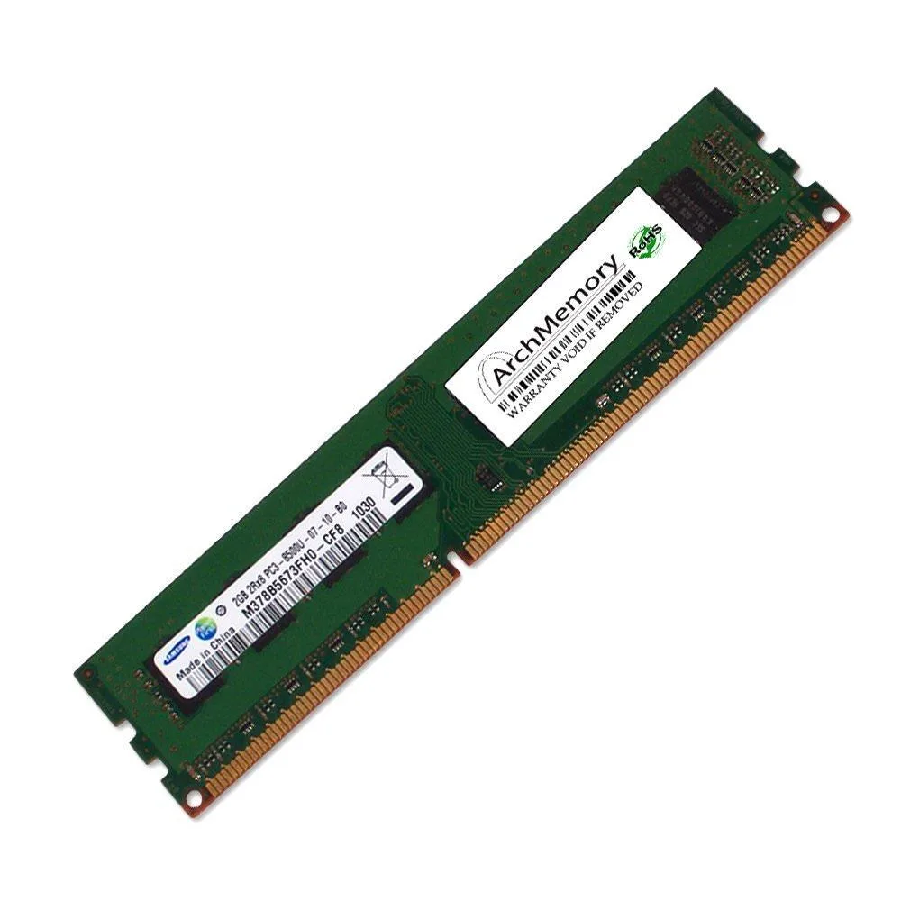 Green Samsung DDR3 desktop memory module with gold contacts