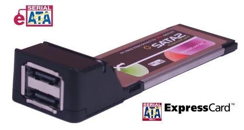 CoolGear CoolGear SS-2EXP 2-Port SATA2 ExpressCard/34mm eSATA — fotografie produktu