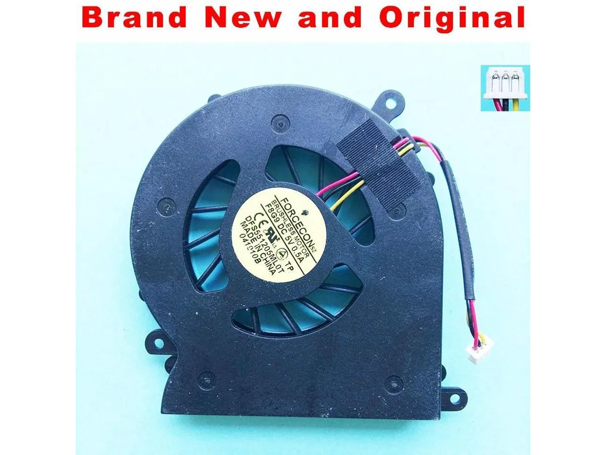 Fans Fans CPU fan for SOTEC R501A7B ONKYO R505A5 Akoya E5411 DFS551205ML0T F8G9 — fotografia produktu
