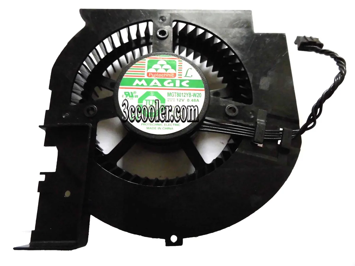 Black 4-pin VGA cooling fan with ball bearing