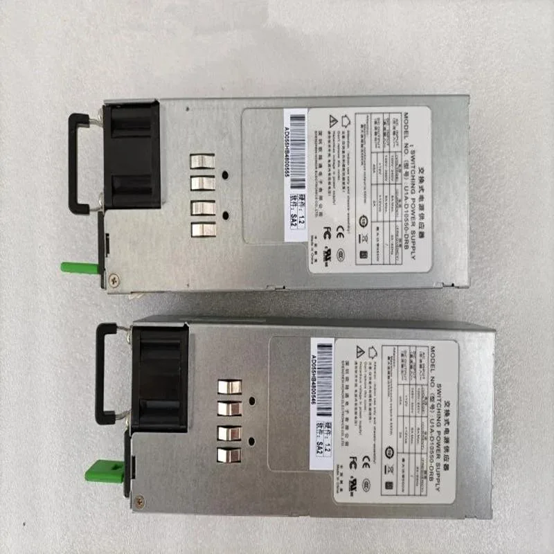 KHACHIMO 550W ATX power supply unit in black metal casing with cooling fan and cable bundle