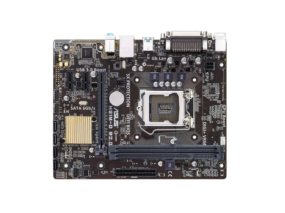 ASUS ASUS H81M-D R2.0 Intel H81 Micro ATX motherboard 16GB DDR3 — product photo