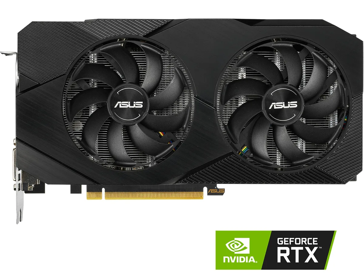 ASUS ASUS Dual GeForce RTX 2060 12GB EVO graphics card — 商品写真