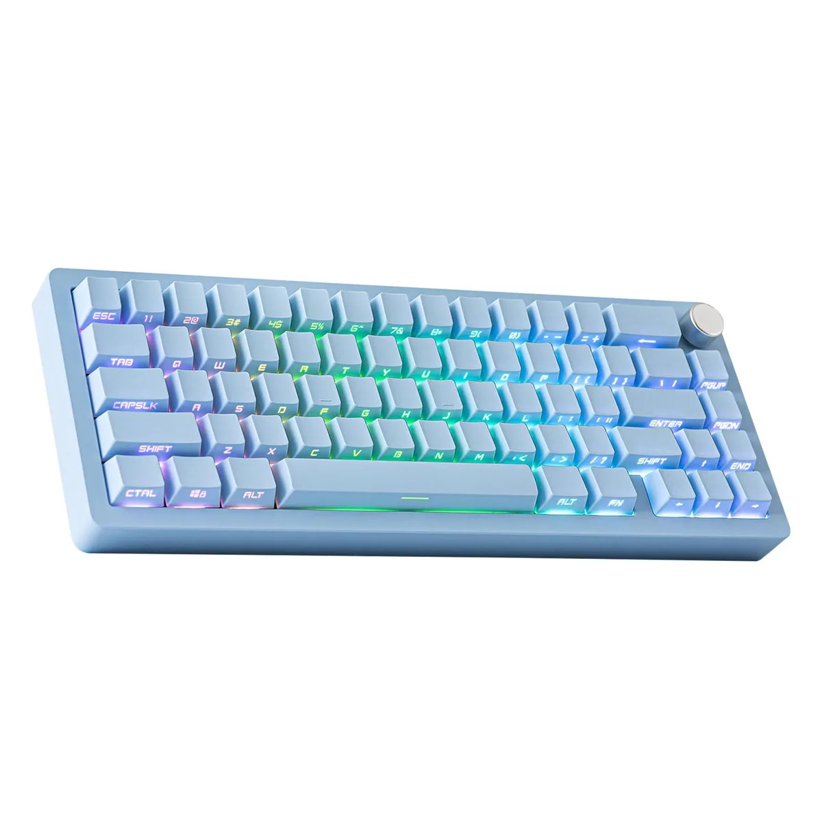 Epomaker Epomaker Tide65 65% Aluminum Mechanical Gaming Keyboard Blue — foto del producto