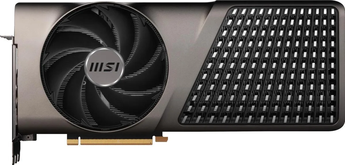 MSI GeForce RTX 4080 SUPER 16G EXPERT graphics card, triple-fan cooler, silver and black finish