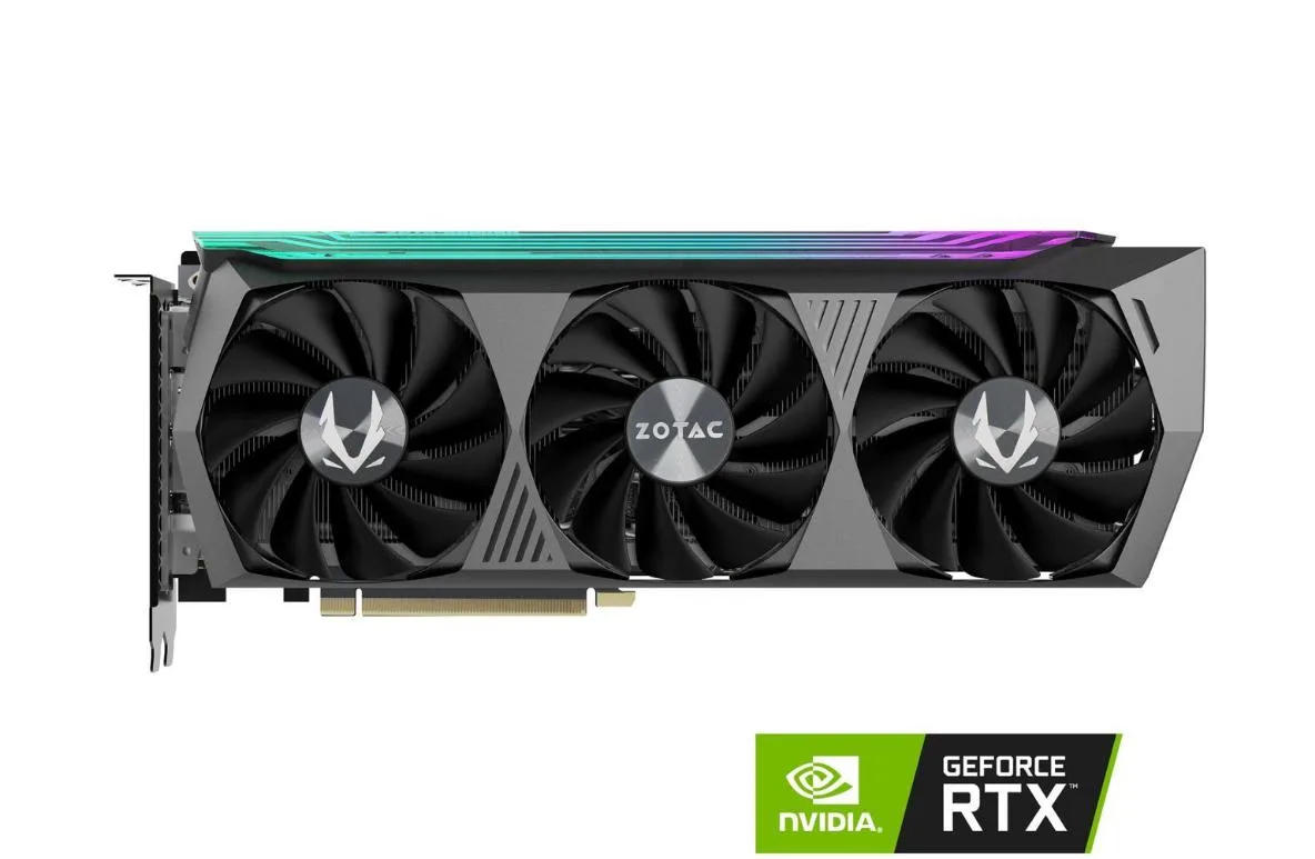 ZOTAC ZOTAC GeForce RTX 3070 Ti AMP Holo 8GB GDDR6X graphics card — photo du produit