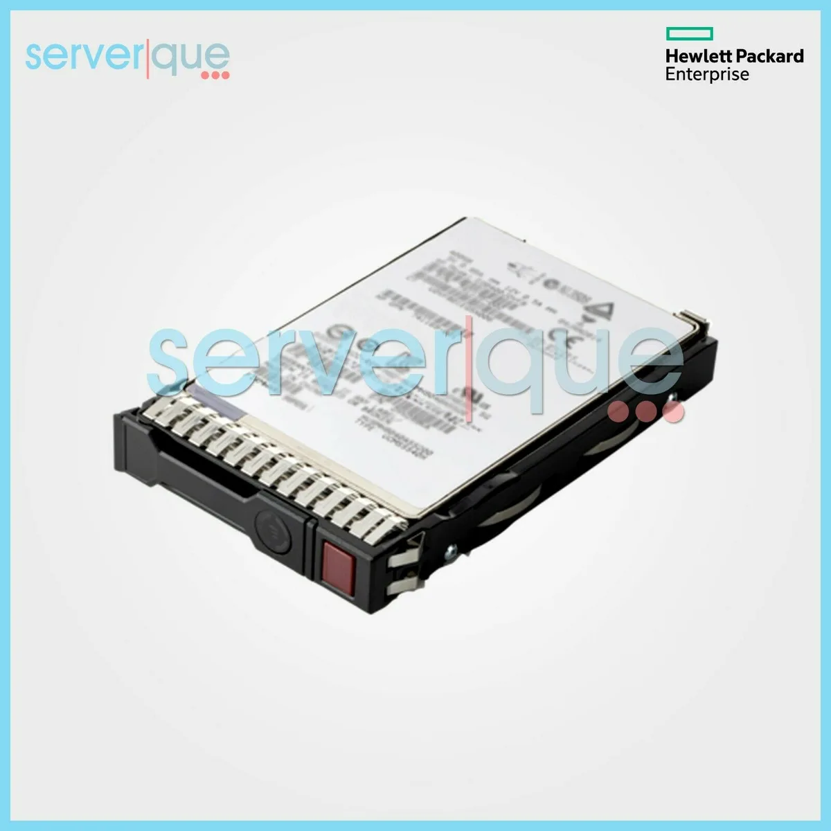 Small silver 2.5 inch SAS SSD with smart carrier handle