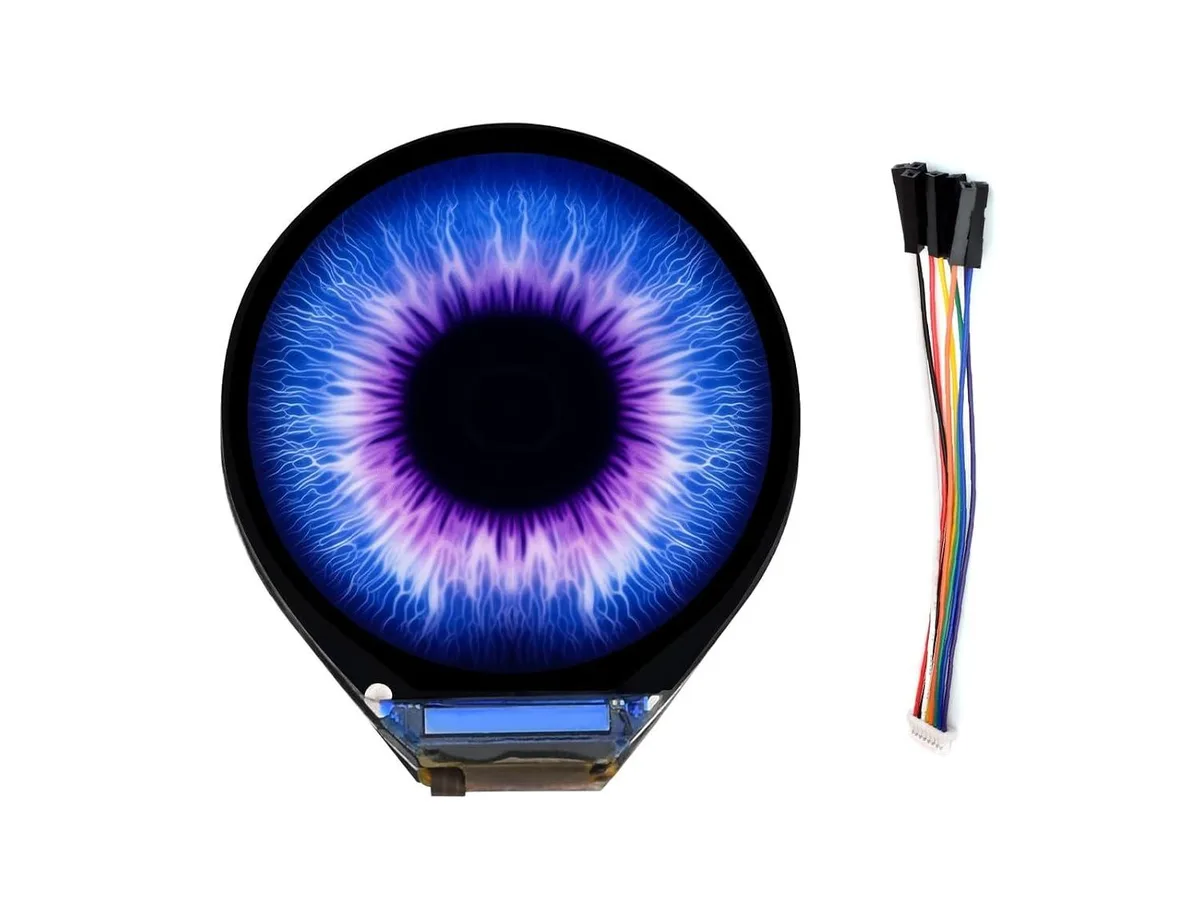 LORDWORLD LORDWORLD 0.71inch Round LCD Display Module 160×160 65K Colors SPI — produkto nuotrauka
