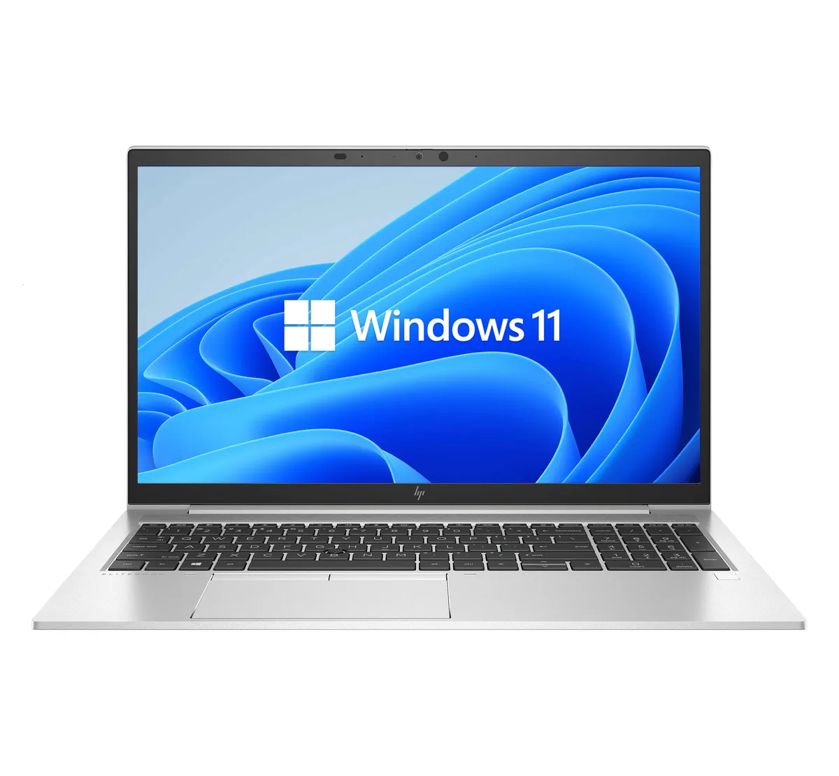 Silver HP ProBook 850 G8 laptop, 15.6 inch non-touch screen, thin light chassis