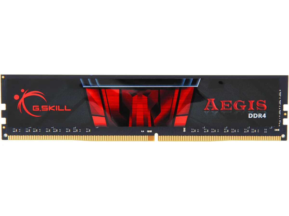 G.SKILL G.SKILL Aegis F4-2666C19S-8GIS 8GB DDR4 2666 CL19 desktop RAM — product photo