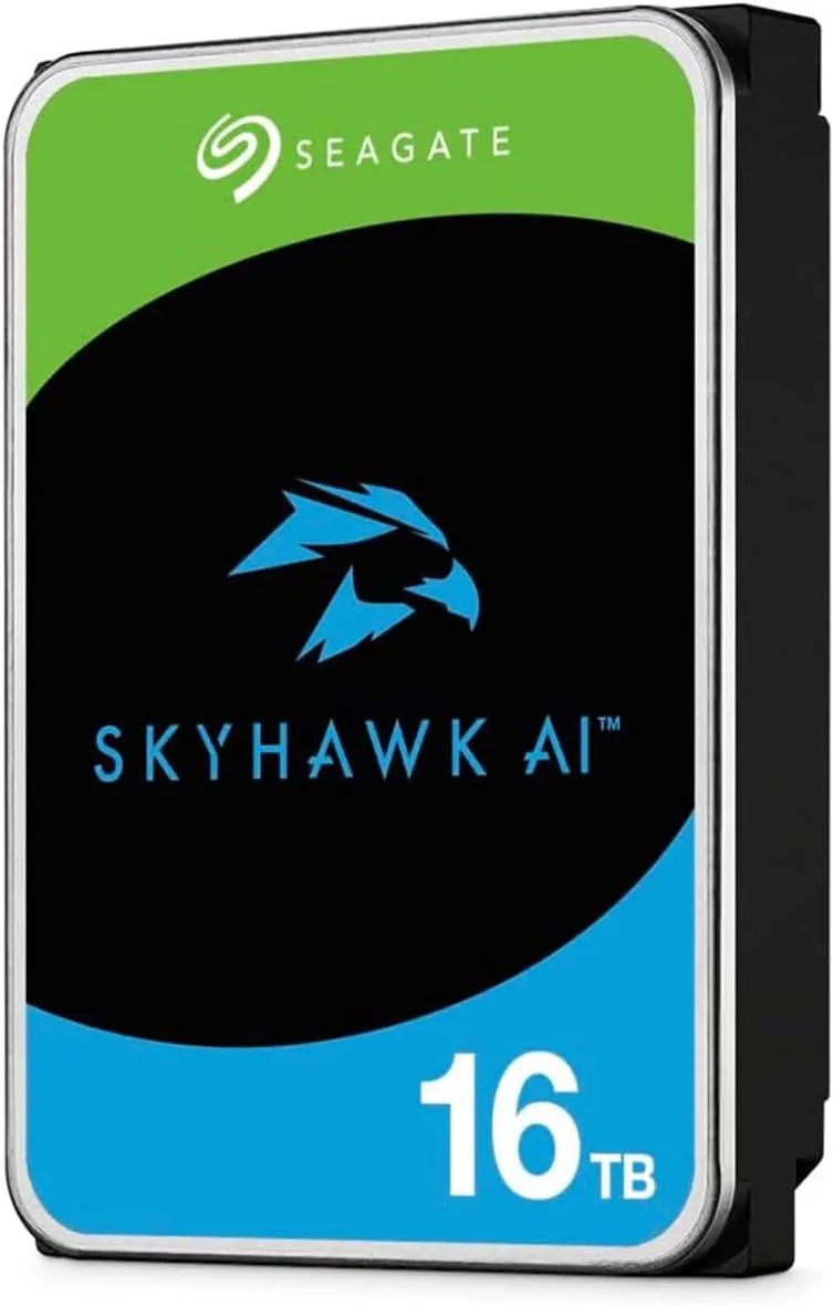 Seagate Seagate SkyHawk AI 16TB 3.5" SATA internal hard drive ST16000VE004 — product photo
